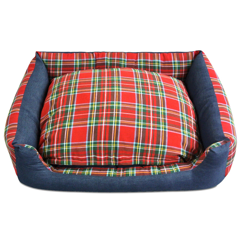 Cuccia Ferplast Dandy Per Cani E Gatti - Ovale, Cuscino Rimovibile, Cotone, Marrone 45x35x13 Cm - Foto 11